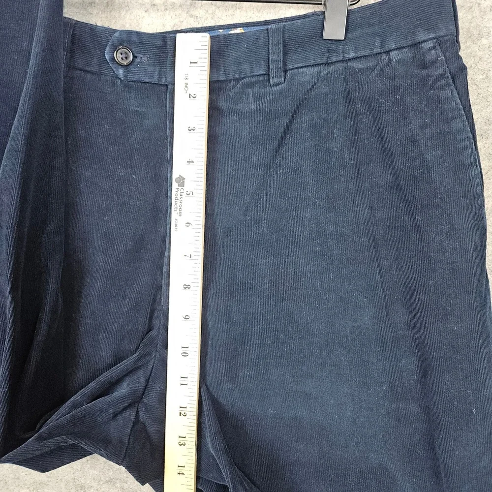 Lauren Ralph Lauren Men's Navy Blue Corduroy‎ Pants Size 38x32 (ACTUAL 36X28.5)